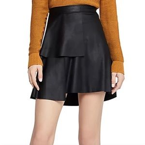 NWT BCBGeneration Faux Leather Skirt, Sz Large /
